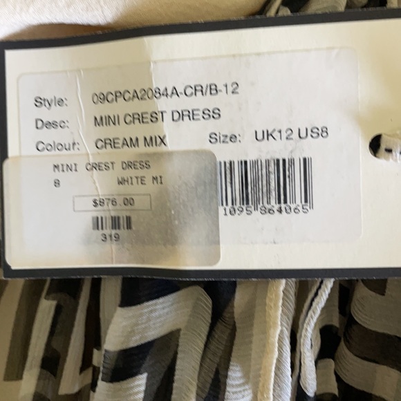 Temperley STUNNING SILK STRAPLESS Dress Size 6-8 - Picture 6 of 6